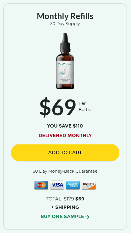 Order ZenCortex 1 bottle